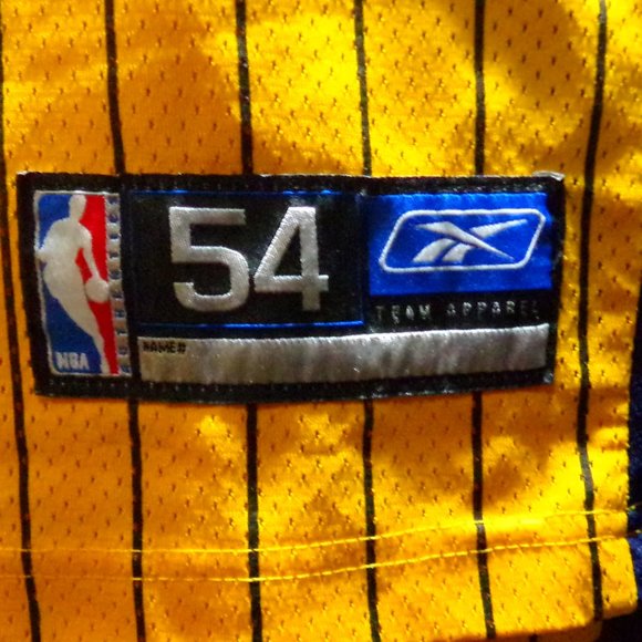 Reebok JERMAINE O'NEAL No. 7 INDIANA PACERS SZ 54 Jersey in very good condition - Picture 6 of 12